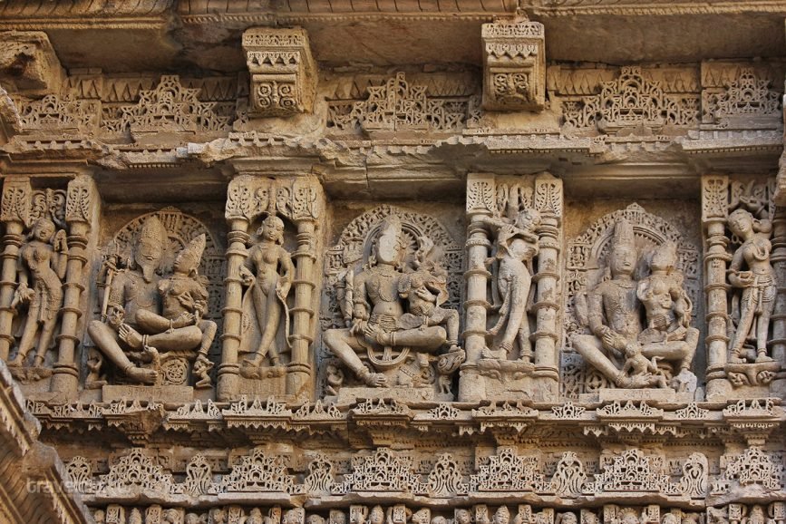 Brahma Mahesh and Vishnu with their consorts